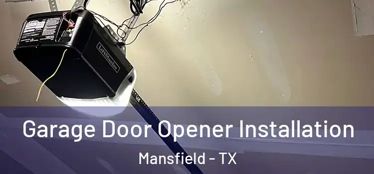  Garage Door Opener Installation Mansfield - TX